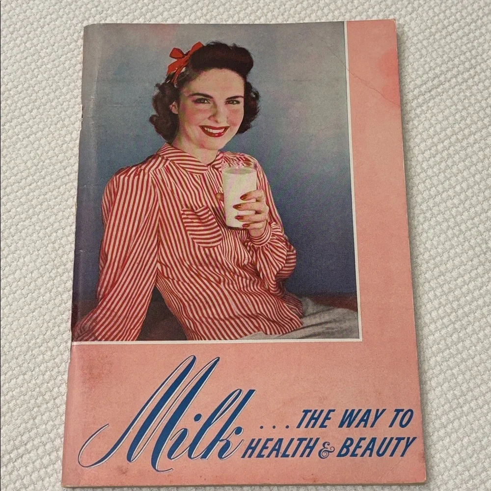 Vintage Milk Advertising Booklets with Recipes
